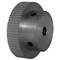 B&B Manufacturing 68-2P06-6A3, Timing Pulley, Aluminum, Clear Anodized,  68-2P06-6A3 - alternate 1